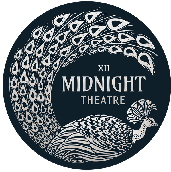 Midnight Theatre logo scroll