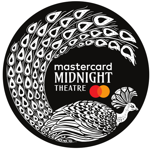 Midnight Theatre logo scroll