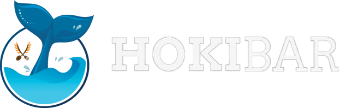 Hokibar logo scroll