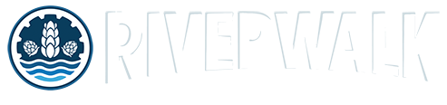 Riverwalk Brewing and Taproom logo scroll