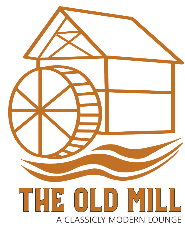 The Old Mill Lounge logo scroll