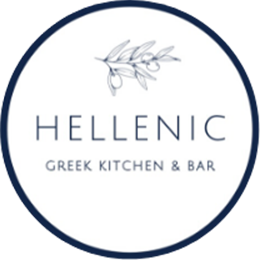 Hellenic Greek Kitchen logo scroll