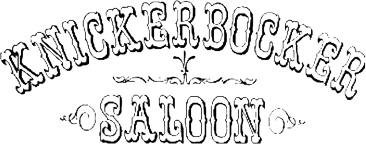 Knickerbocker Saloon logo scroll