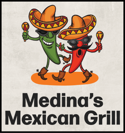 Medinas Mexican Grill logo top