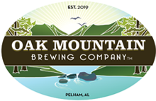 Oak Mountain Brewing Company logo scroll