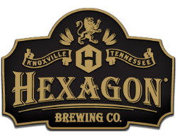 Hexagon Brewing Company logo scroll