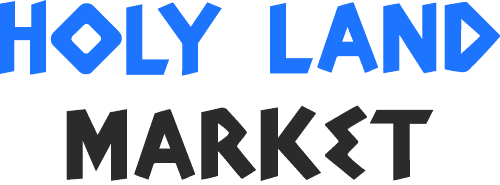 Holy Land Market logo scroll