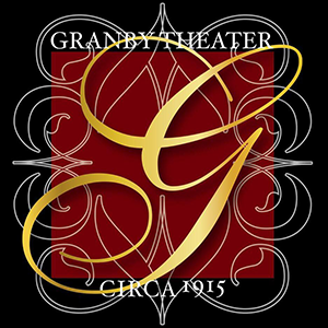 The Granby Theater logo scroll
