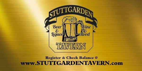 Stuttgarden Tavern Loyalty card