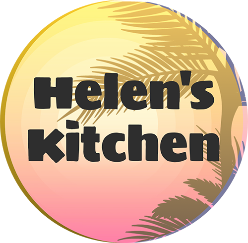 Helen's Kitchen logo scroll