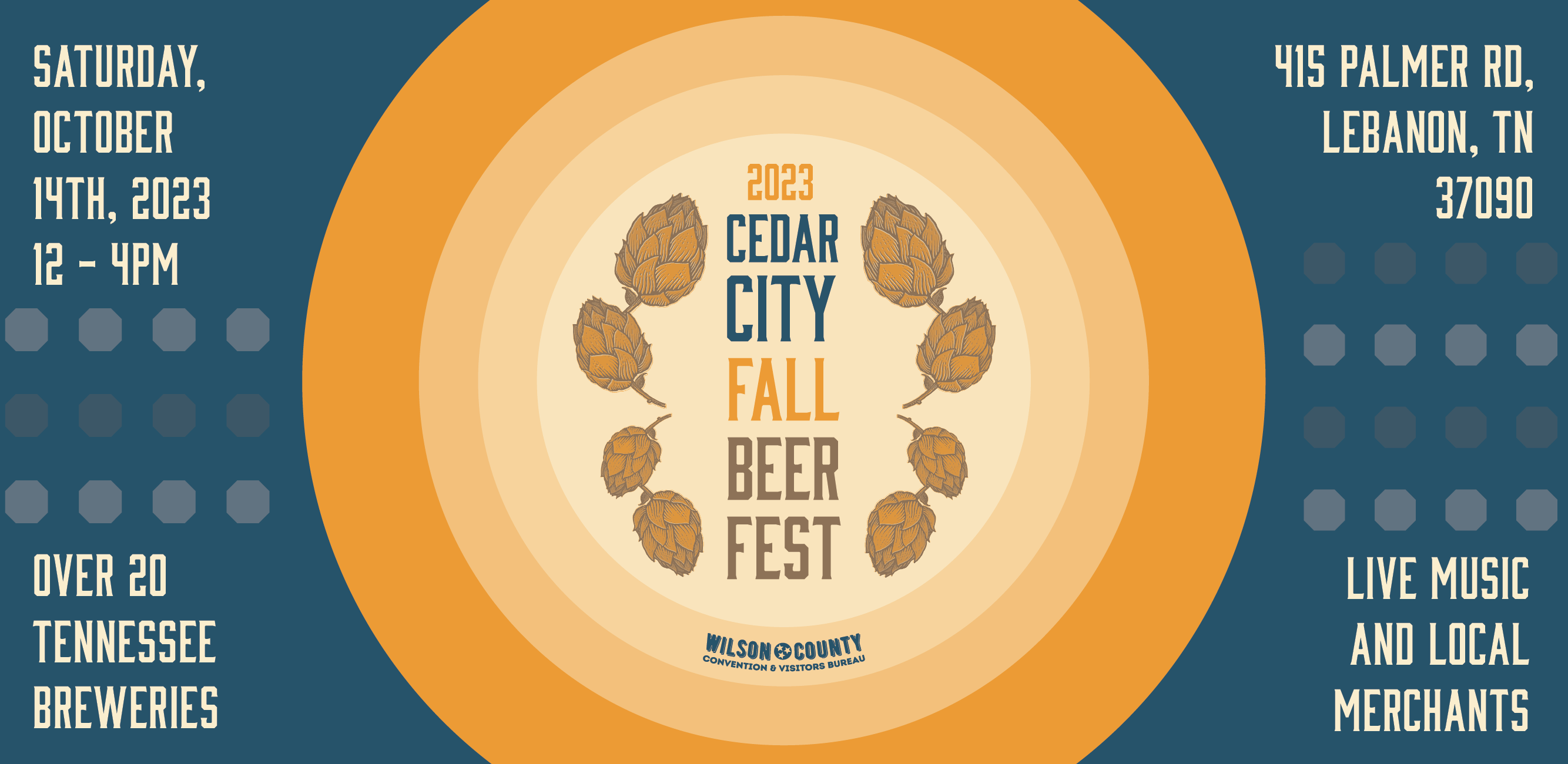 Cedar City's Fall Beer Fest 2023 banner