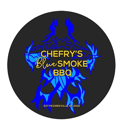 Chefry's Blue Smoke logo top