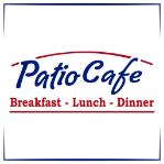 Patio Cafe logo top - Homepage