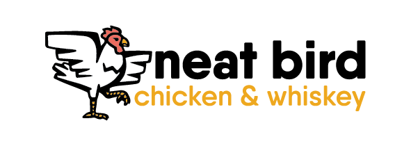 Neat Bird Chicken & Whiskey logo top - Homepage