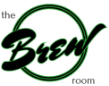 The Brew Room logo scroll