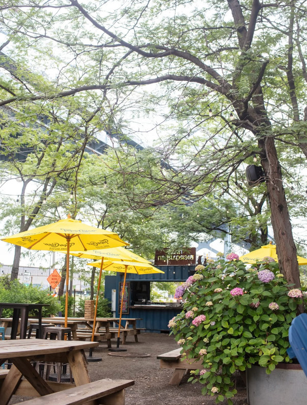 outdoor seating