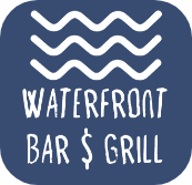 Waterfront Bar & Grill logo scroll