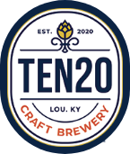 TEN20 Craft Brewery logo scroll