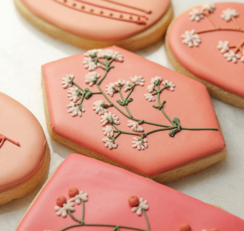 Pink Sugar Cookies
