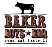 Baker Boys BBQ logo scroll