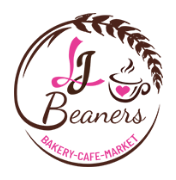 LJ Beaners Bakery & Cafe logo scroll