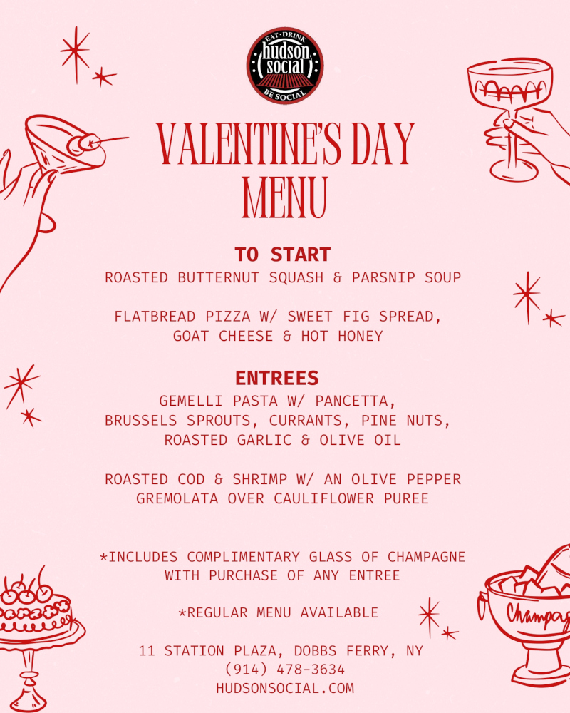 valentine's day menu