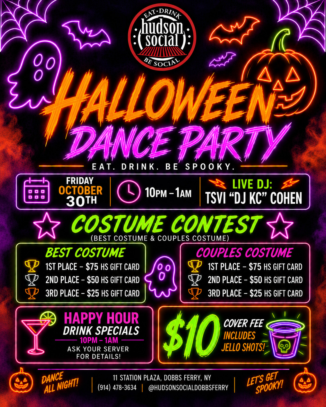 Halloween dance party