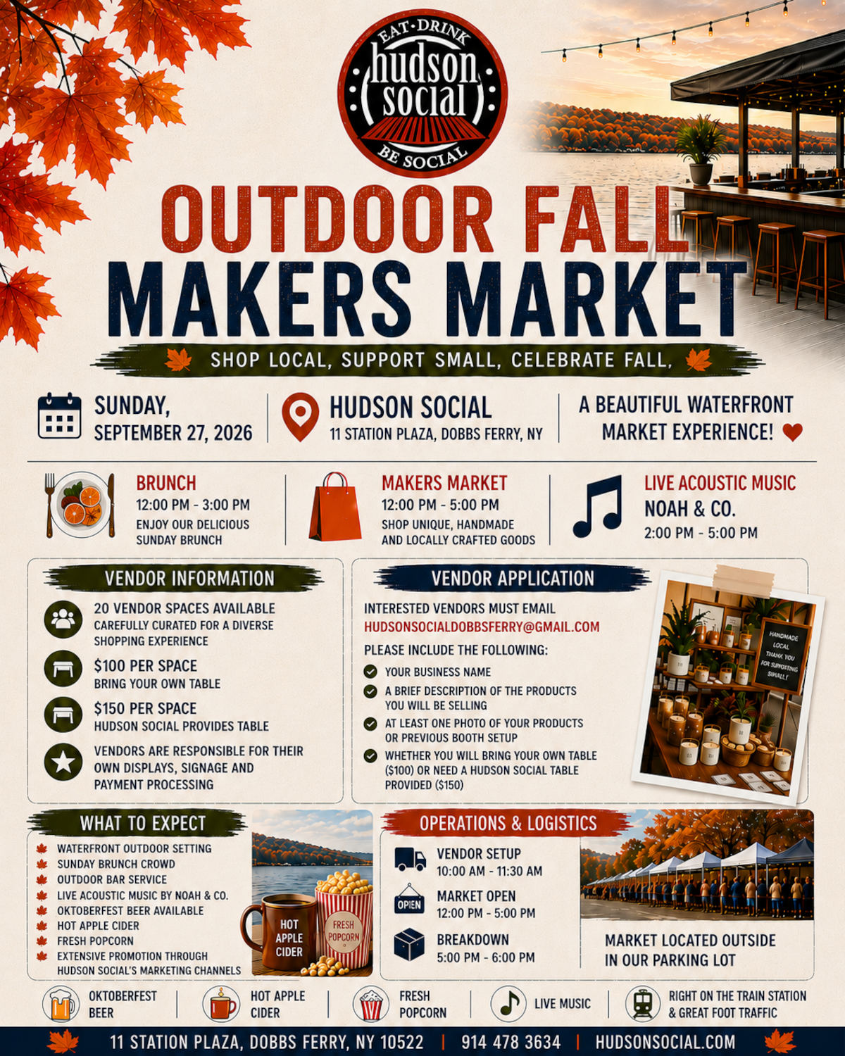 Outdoor Fall Makers Market