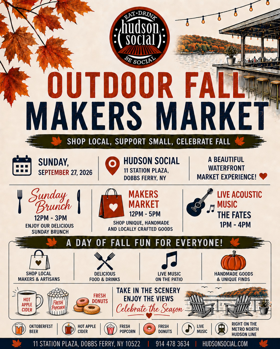 Hudson Social Outdoor Fall Makers Market