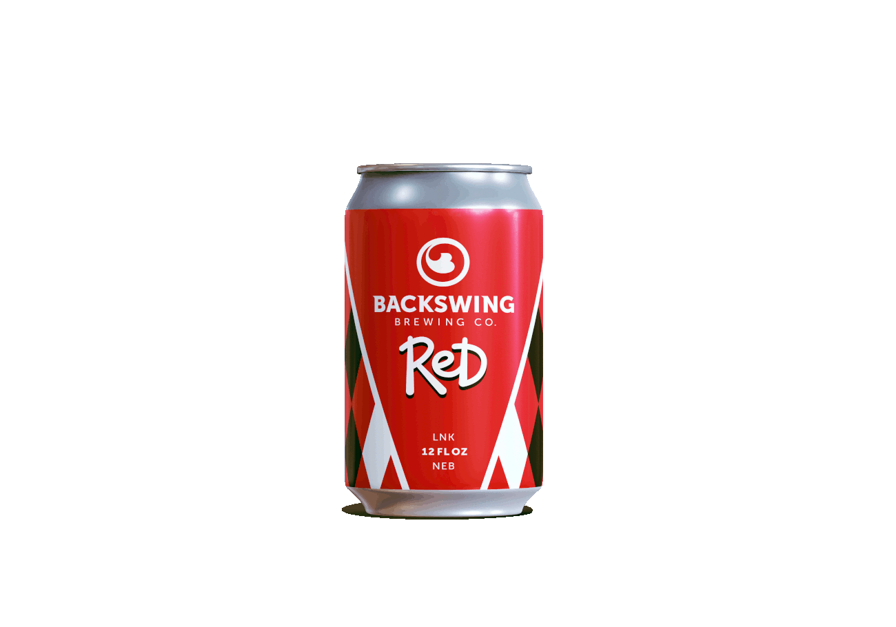 RED ALE beer can
