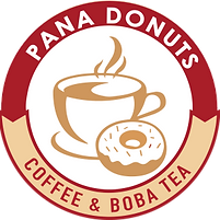 PANA Donuts & Boba Tea logo top