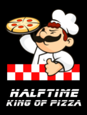 Halftime King of Pizza logo top - Homepage