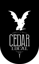 Cedar Local logo scroll - Homepage