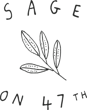 Sage on 47th logo scroll