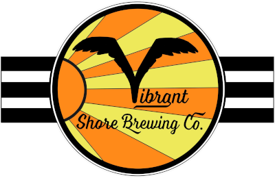 Vibrant Shore Brewing Company logo scroll