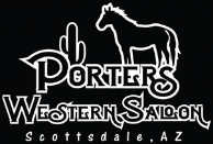 Porters Western Saloon logo top