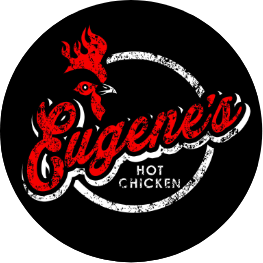 Eugene's Hot Chicken logo top - Homepage