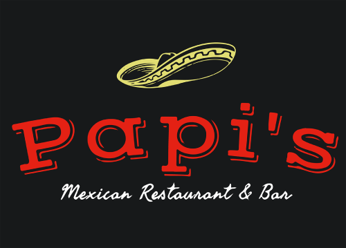 Papi's at Palomar logo scroll