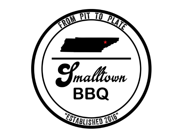 Small Town BBQ logo top - Homepage