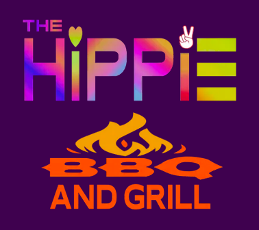 The Hippie BBQ & Grill logo top
