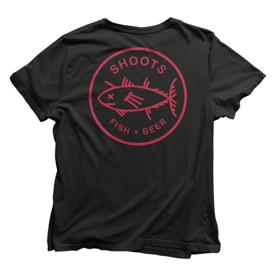 OG CIRCLE FISH black t-shirt