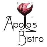 Apollo's Bistro logo scroll