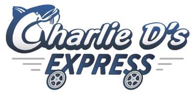 Charlie D's Express logo scroll