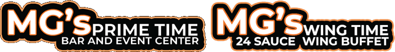 MG's Prime Time Bar and Event Center logo top