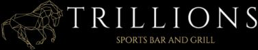 Trillions Sports Bar and Grill logo scroll