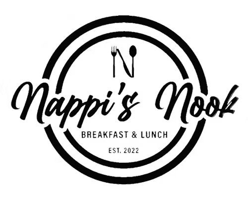 Nappi's Nook logo scroll
