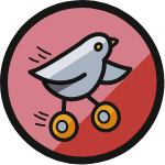 Hurry Bird logo top