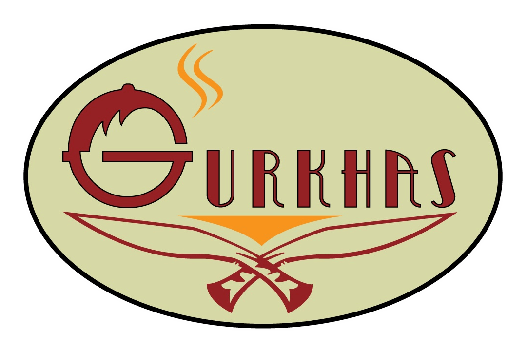 Gurkhas Dumplings & Curry House logo scroll