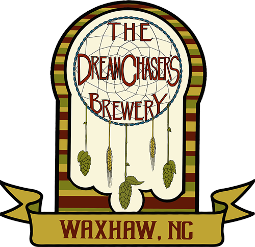 The Dreamchaser's Brewery logo scroll
