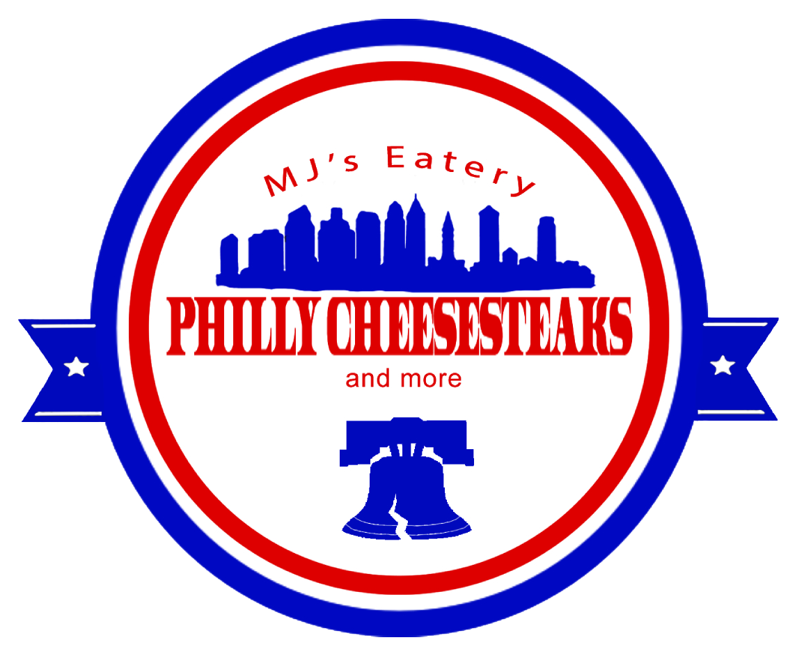 MJ's Eatery Philly Cheesesteaks and more logo top
